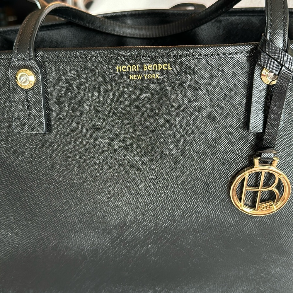 Black Henri Bendel large tote - Picture 2 of 16